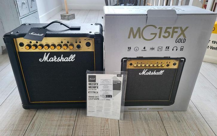 Marshall MG15GFX: in nieuwe staat en nog onder garantie., Muziek en Instrumenten, Versterkers | Bas en Gitaar, Zo goed als nieuw