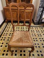 Houten stoelen, Huis en Inrichting, Stoelen, Ophalen, Bruin, Vintage, Zo goed als nieuw