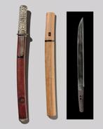 Antieke "TANTO" Katana – getekend door KANEMOTO, Antiek en Kunst, Ophalen of Verzenden