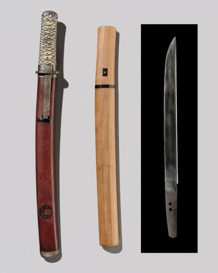 Antieke "TANTO" Katana zwaard – getekend KANEMOTO, Antiek en Kunst, Antiek | Gereedschap en Instrumenten, Ophalen of Verzenden