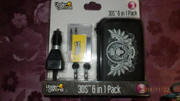(4) -pack 3DS , 6 en 1 noir -neuf-  beschikbaar voor biedingen