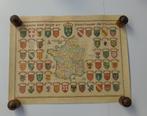 Poster: blasons des pays et provinces de France, Ophalen of Verzenden, Zo goed als nieuw, Rechthoekig Liggend, Overige onderwerpen