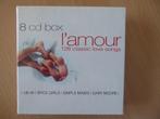 L' AMOUR : 128 CLASSIC LOVE SONGS ( 8 CD BOX), Boxset, Pop, Ophalen of Verzenden, Zo goed als nieuw