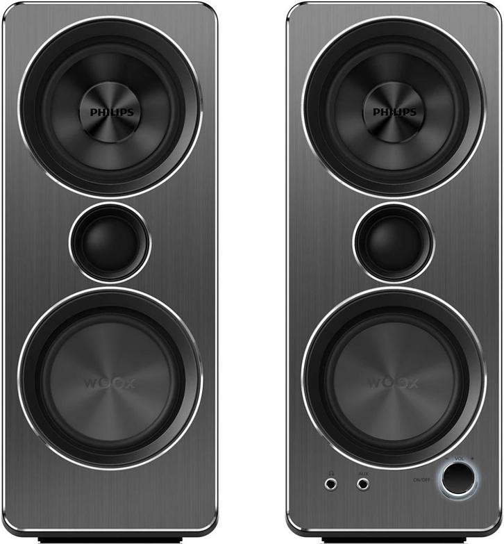 PHILIPS SPA8210/12 MULTIMEDIA SPEAKER SYSTEM 2.0, Informatique & Logiciels, Enceintes Pc, Canal audio 2.0, Enlèvement