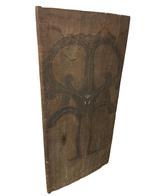 Porte Batak ancienne sculptée – Indonésie – Bois massif, Enlèvement