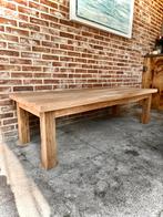 Eiken salontafel, Huis en Inrichting, Tafels | Salontafels, Ophalen, 100 tot 150 cm, Rustiek / Landelijk, Eikenhout