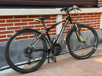 Fiets Rockrider ST500 MTV-VTT 24inch - 6-10 jaar - 3x5 vit beschikbaar voor biedingen