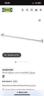 Barre support Kungsfors acier Ikea neuve emballee, Huis en Inrichting, Ophalen of Verzenden, Zo goed als nieuw