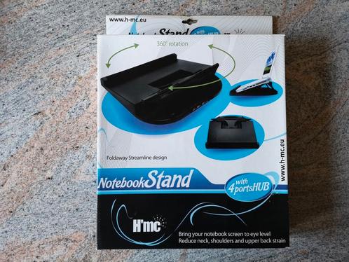 Notebook Stand met 4poorts USB2.0 Hub  Is nieuw, Computers en Software, Laptopstandaarden, Nieuw, Ophalen