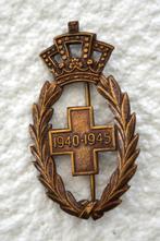 Badge, 40-45 Bronzen Palm van het Rode Kruis, Dienst WOII, Verzamelen, Militaria | Algemeen, Overige soorten, Ophalen of Verzenden