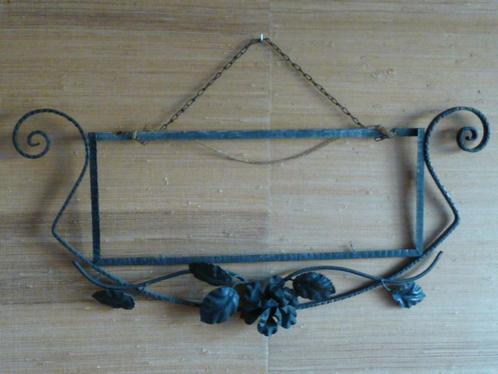 Art Nouveau spiegelhouder, Huis en Inrichting, Woonaccessoires | Spiegels, Gebruikt, 50 tot 75 cm, Minder dan 100 cm, Rechthoekig
