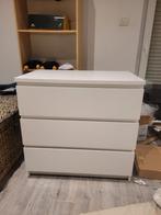 Commode Ikea Malm, 3 ou 4 tiroirs, 25 à 50 cm, Moins de 100 cm, Enlèvement