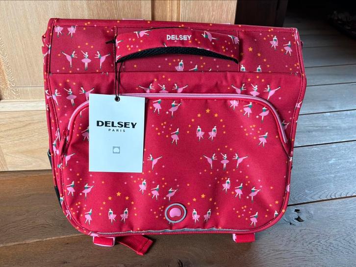 Delsey Ballerina boekentas Roze NIEUW, Handtassen en Accessoires, Tassen | Schooltassen, Nieuw, Aktetas of Boekentas, 30 tot 40 cm
