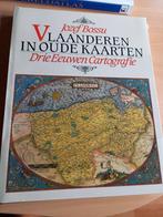 Vlaanderen in oude kaarten Drie eeuwen Cartografie, Boeken, Atlassen en Landkaarten, Zo goed als nieuw, Ophalen