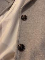 Geklede lange jas licht grijs marco polo mt 38, Kleding | Dames, Ophalen, Zo goed als nieuw, Grijs