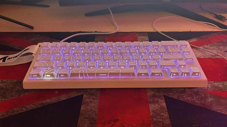 Attack shark X68 toetsenbord, Computers en Software, Toetsenborden, Nieuw, Qwerty, Bedraad, Gaming toetsenbord, Ophalen
