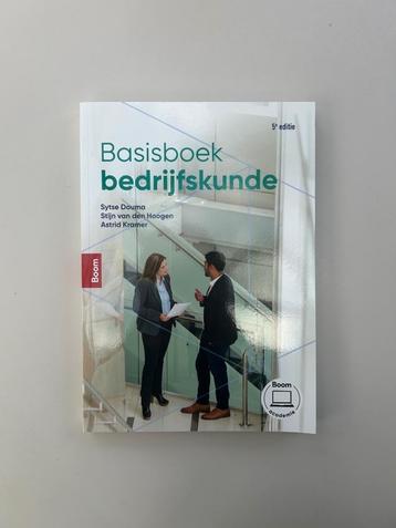 Basisboek bedrijfskunde 5e editie beschikbaar voor biedingen