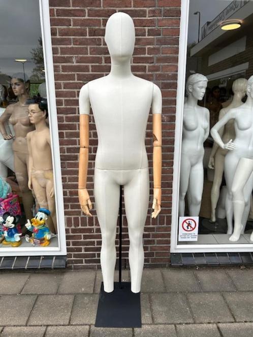 splinternieuwe vintage etalagepop paspop mannequin linnen, Kleding | Heren, Overige Herenkleding, Nieuw, Ophalen of Verzenden