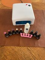 Nagellamp met UV-gel, Zo goed als nieuw, Zwart