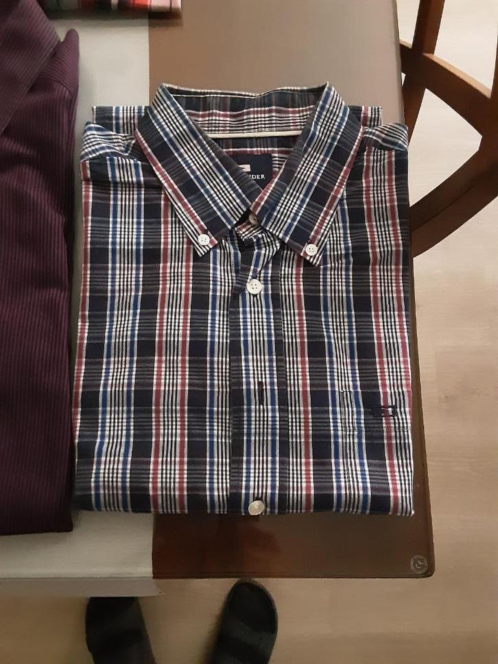 HEMDEN, Kleding | Heren, Overhemden, Zo goed als nieuw, Blauw, Ophalen of Verzenden