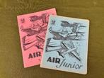 2 carnets scolaires Vintage Air Junior, USAF et PAA. (2), Collections, Aviation, Envoi, Neuf