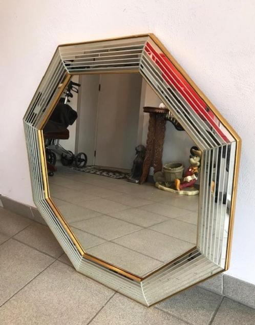 Spiegel DeKnudt 75 x 75 vintage, Antiek en Kunst, Antiek | Spiegels, 50 tot 100 cm, Minder dan 100 cm, Overige vormen, Ophalen of Verzenden