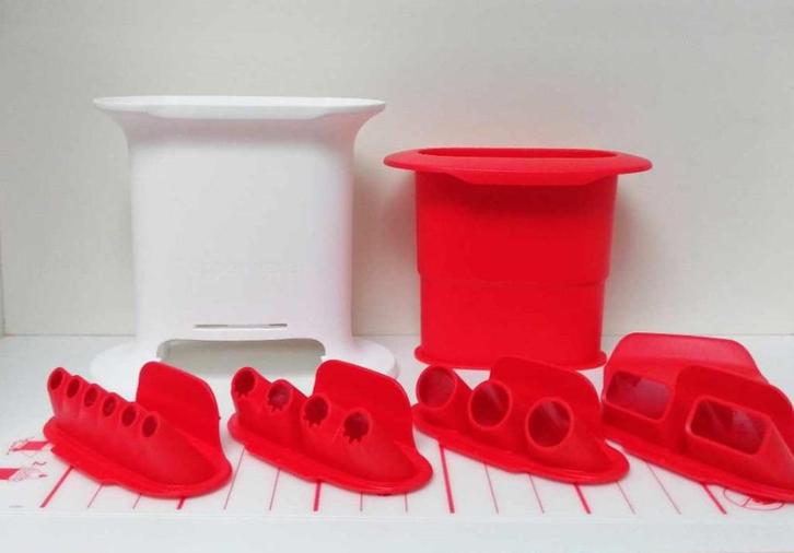 Tupperware™ « Kroc Toren - 4 Inzetten », Huis en Inrichting, Keuken | Tupperware, Nieuw, Overige typen, Wit, Rood, Verzenden