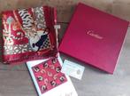 Cartier sjaal in zijde met certificaat en doos, Zo goed als nieuw, Ophalen