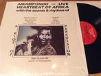 LP Amampondo “Live Heartbeat Of Africa”, Ophalen of Verzenden, Gebruikt, 12 inch, Overige soorten