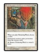 Flickering Ward - TMP - MTG - GD, Hobby en Vrije tijd, Verzamelkaartspellen | Magic the Gathering, Ophalen of Verzenden