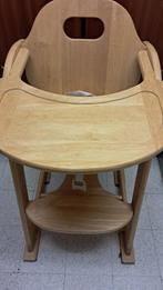 Houten kinderstoel TIAMO - met bekleding, Kinderen en Baby's, Ophalen, Gebruikt, Meegroeistoel, Gordel(s)