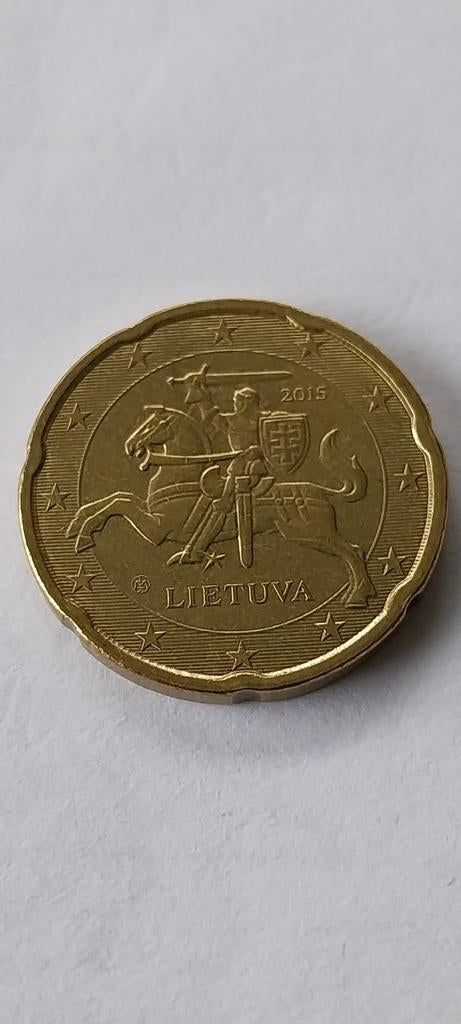 Litouwen 20 cent 2015, Verzenden, Overige landen, 20 cent, Losse munt