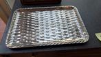 Verzilverd dienblad, Enlèvement, Utilisé, Rectangulaire, Métal