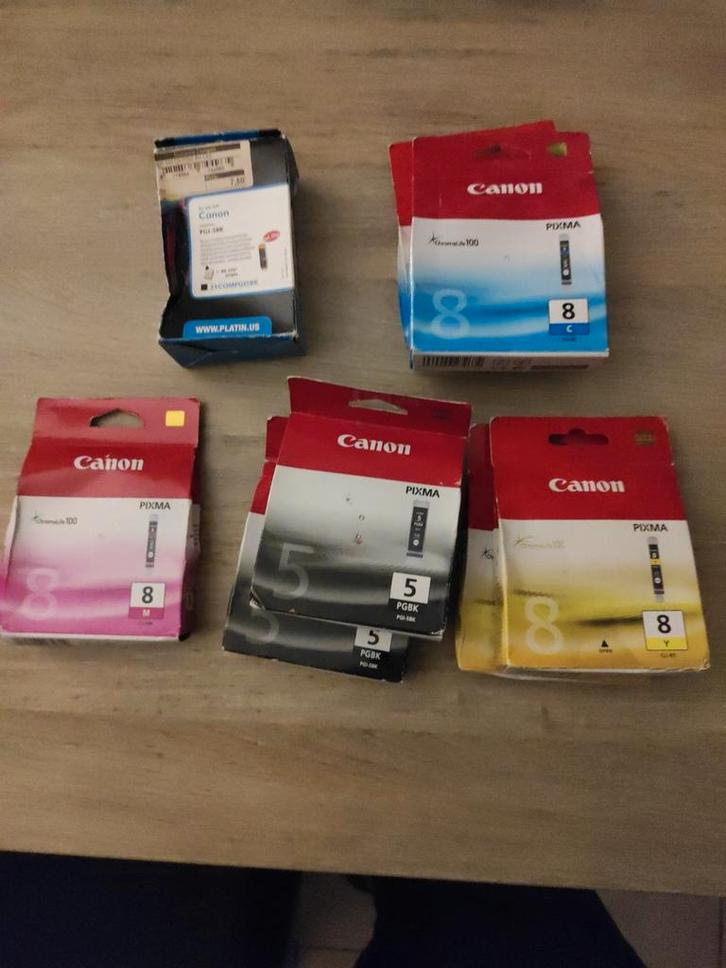 Français
Titre : Lot de cartouches Canon PIXMA – Neuf, Computers en Software, Printerbenodigdheden, Nieuw, Cartridge, Ophalen
