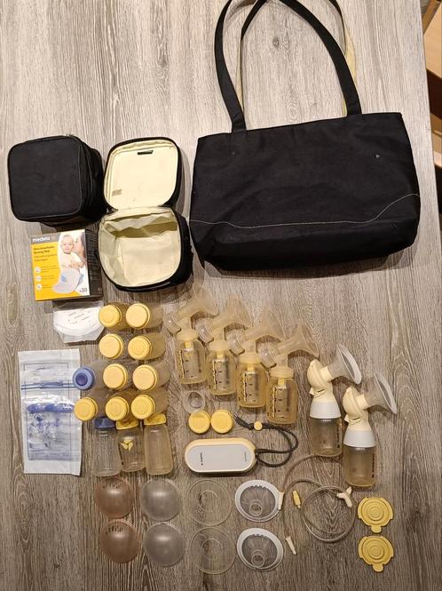 Medela Freestyle flex - uitgebreide set - vele extra's, Kinderen en Baby's, Babyvoeding en Toebehoren, Zo goed als nieuw, Borstkolf