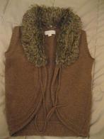 Bruine wollen vest zonder mouwen Buissonnière 12 jaar, Meisje, Trui of Vest, Gebruikt, Ophalen of Verzenden