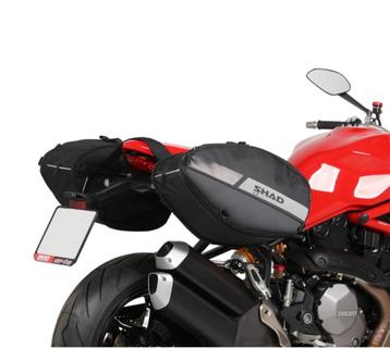 Ducati Monster 1200 SHAD 52L zijtassen, Enlèvement ou Envoi, Utilisé