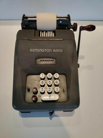 Calculatrice ancienne - Remington Rand, Enlèvement