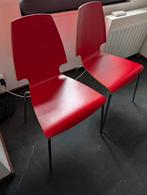 4 IKEA stoelen, Ophalen, Zo goed als nieuw, Rood