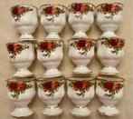 RARE Royal Albert Old country roses 12 coquetiers, Ophalen