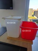 Opberg bakken ikea, Huis en Inrichting, Woonaccessoires | Kisten, Ophalen, Gebruikt