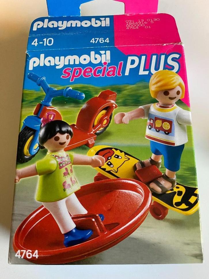 Playmobil Special Plus Set 4764 Kinderen met step,skateboard, Kinderen en Baby's, Speelgoed | Playmobil, Zo goed als nieuw, Complete set