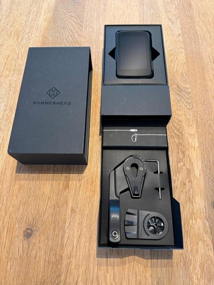 Hammerhead Karoo 2 - Fietscomputer met Navi - Nieuwstaat!!!, Fietsen en Brommers, Fietsaccessoires | Fietscomputers, Nieuw, Cadanssensor
