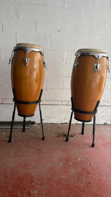 Paire de Congas, Musique & Instruments, Enlèvement, Utilisé