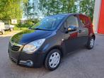 Opel Agila 1.2i * Automaat * Airco * 1J Garantie, Stof, 4 cilinders, Zwart, Elektrische ramen