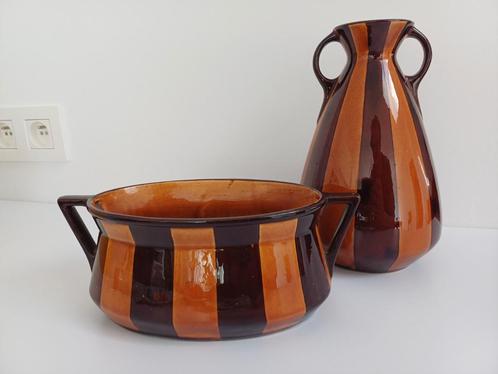 Set vintage keramieke vazen, Antiek en Kunst, Antiek | Keramiek en Aardewerk, Ophalen of Verzenden