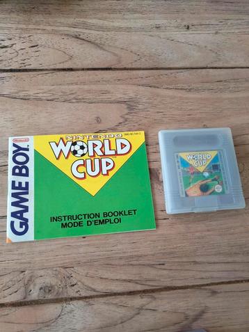 1990s vintage Gameboy spel world cup DMG-NC-FAH