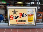 Star Pils oud reclamebord, Ophalen of Verzenden, Gebruikt, Reclamebord, Plaat of Schild, Overige merken