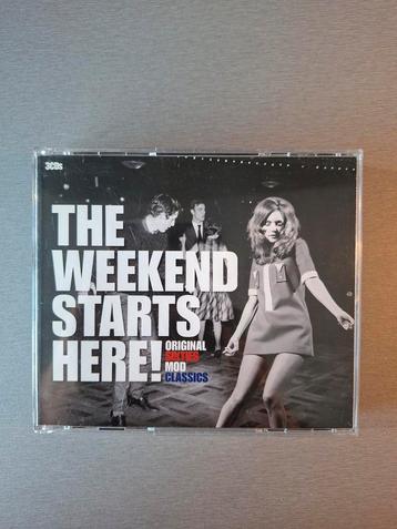 3cd box. The weekend starts here. 60's mod classics. EMI. beschikbaar voor biedingen