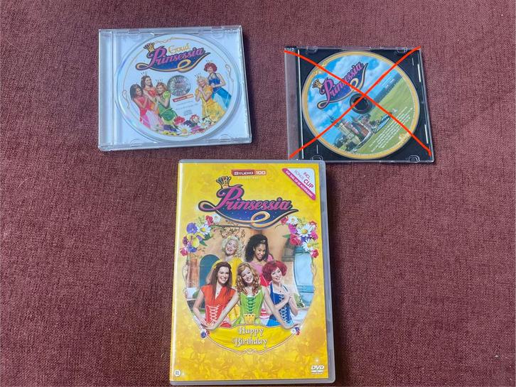 Prinsessia dvd en 1 cd  (NL), Cd's en Dvd's, Blu-ray, Zo goed als nieuw, Science Fiction en Fantasy, Ophalen